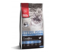 BLITZ STERILISED Adult ALL BREEDS корм для стерилизованных взрослых кошек всех пород   0,4кг