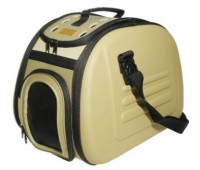 Ibiyaya складная сумка-переноска для собак и кошек до 6 кг бежевая
