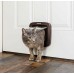 Дверца для кошек коричневая