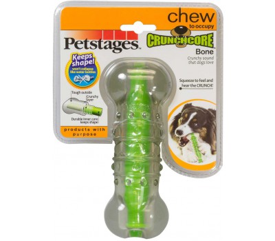Petstages игрушка для собак "Хрустящая косточка" резиновая большая